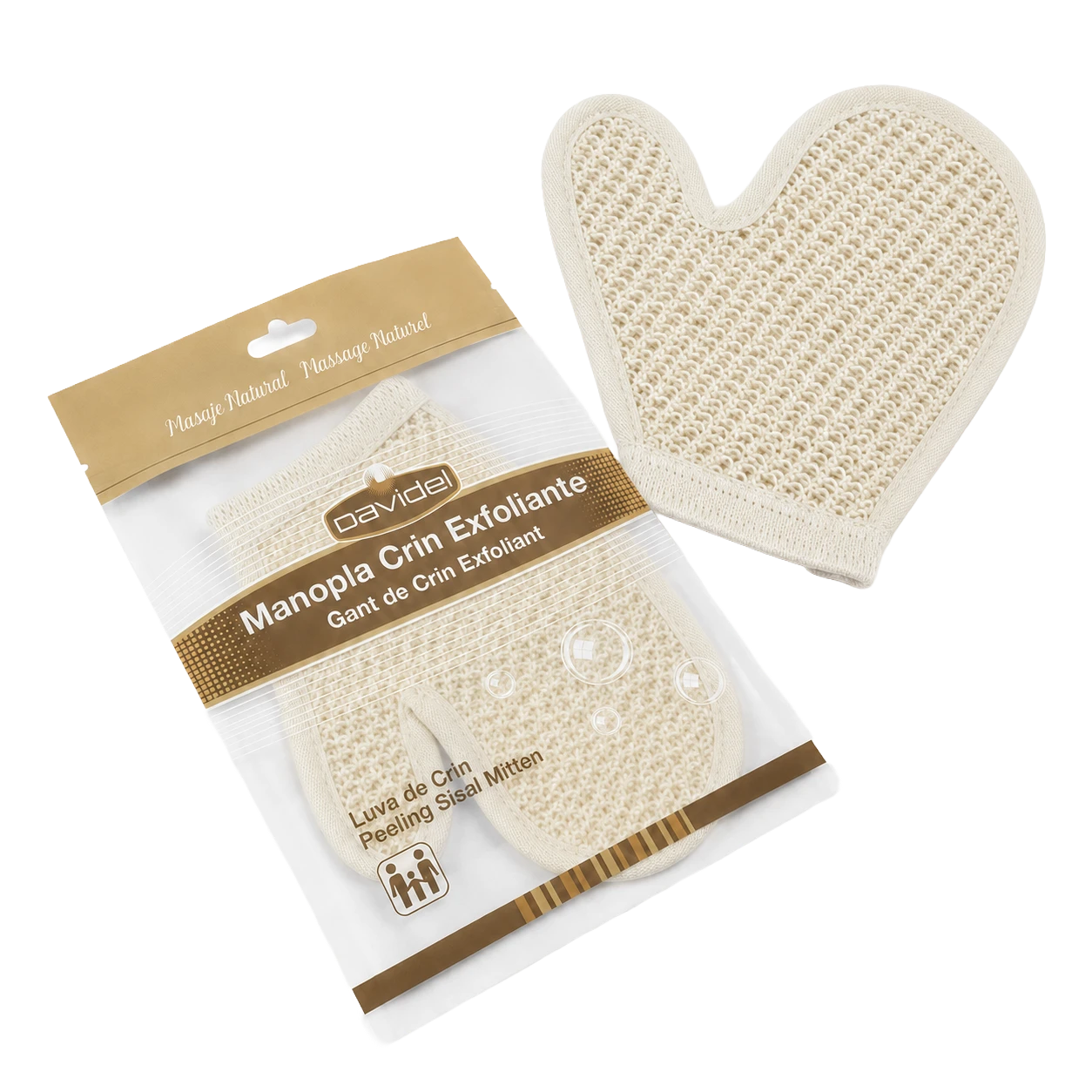 Ref. 926 - Manopla crin exfoliante de sisal
